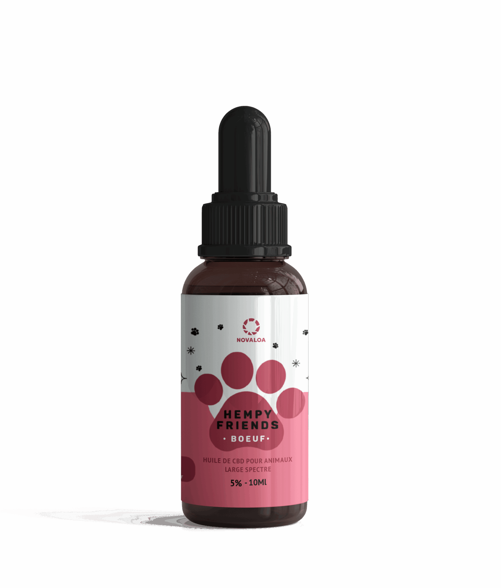 Huile CBD pour animaux Boeuf 5%