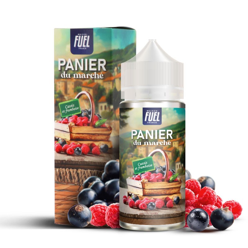 Cassis et Framboise 100ml - Panier Du Marché