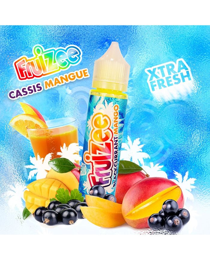 Cassis Mangue 50ml Fruizee chez Vapo'Chill Nicotine 0mg