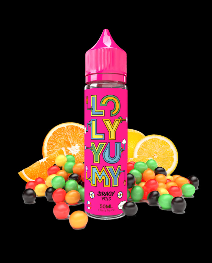 Dragy Pills 50ml Loly Yumy chez Vapo'Chill Nicotine 0mg