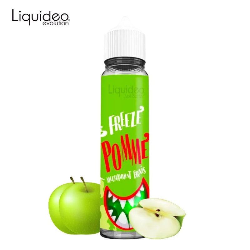 Freeze Pomme – Liquideo Freeze | E-liquide pomme sorbet glacé 50 ml 0 mg