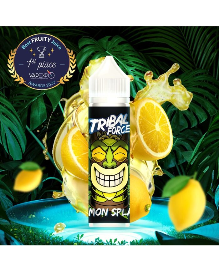 Lemon Splash 50ml Tribal Force chez Vapo'Chill Nicotine 0mg