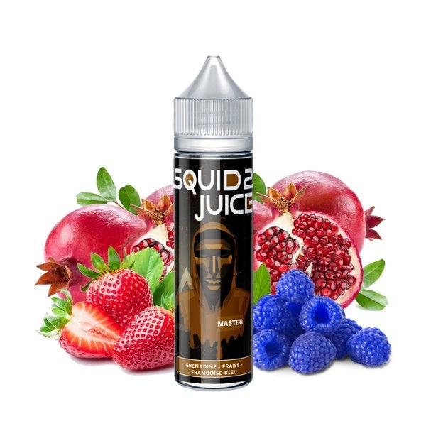 🍓 Squid Juice 2 – Master | E-liquide grenadine, fraise & framboise bleue – 50 ml sans nicotine