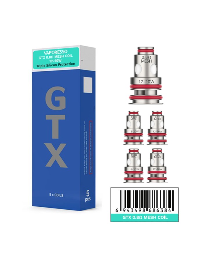 Résistances GTX (x5) Vaporesso