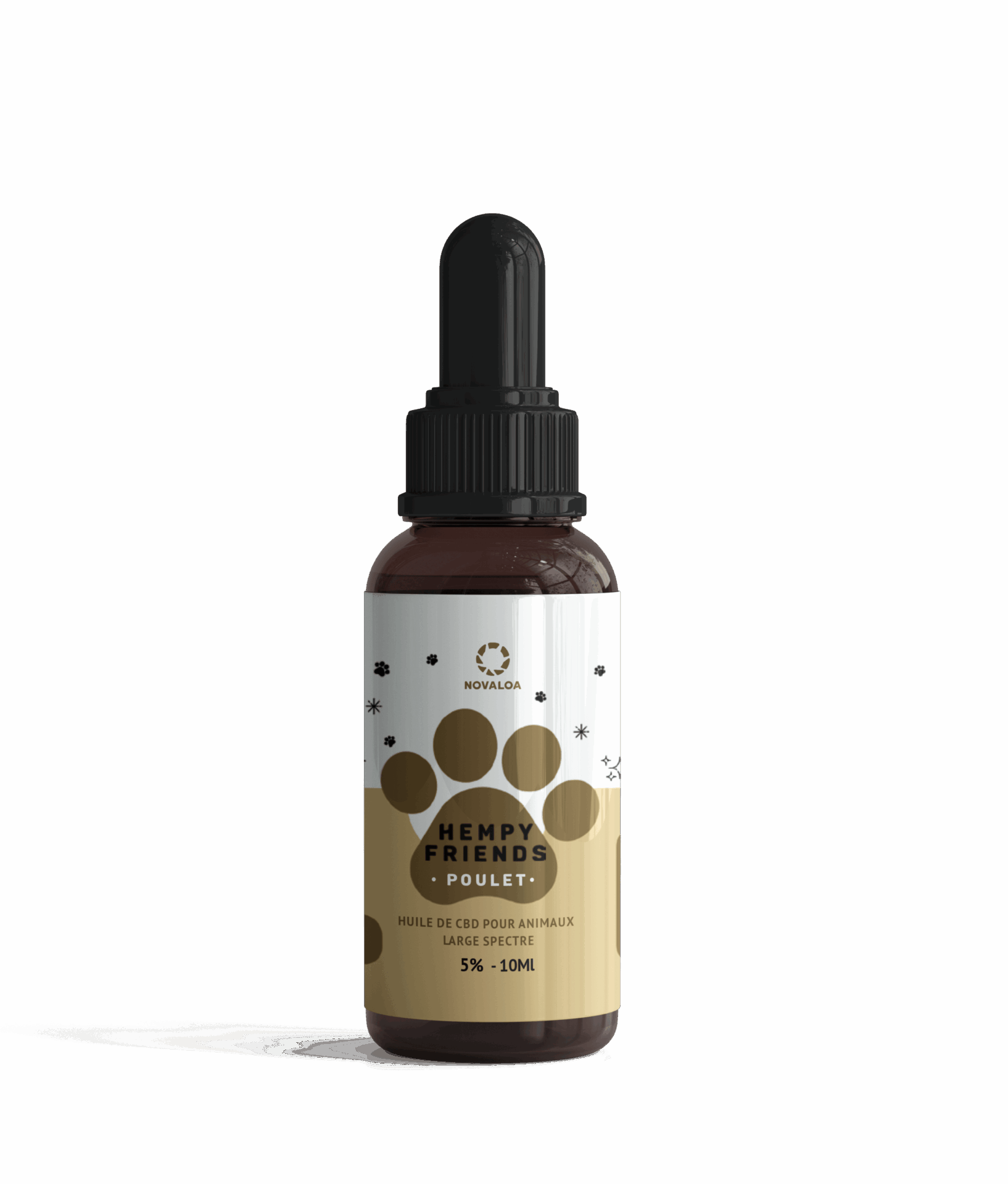 Huile CBD pour animaux Boeuf 5%