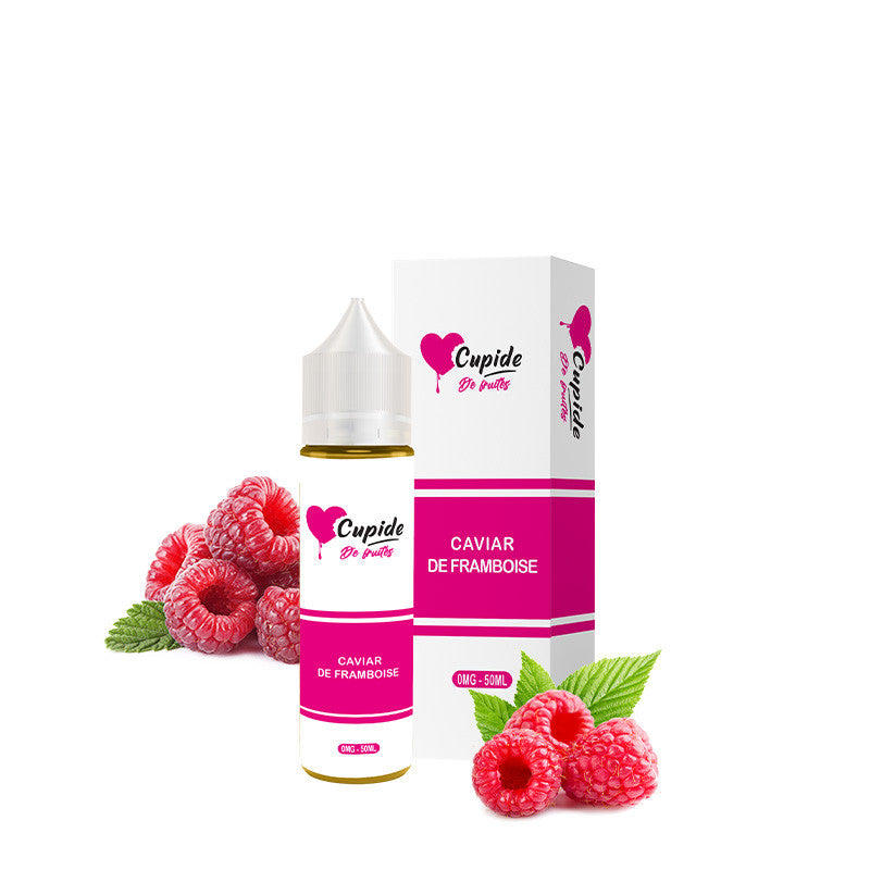 Caviar de Framboise Cupide | E-liquide framboise gourmande 50 ml 0 mg | Vapochill Caviar de Framboise Cupide | E-liquide framboise gourmande 50 ml 0 mg | Vapochill