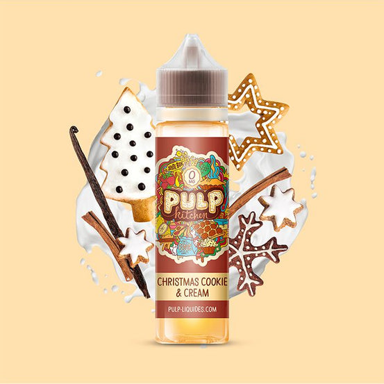 Christmas Cookie & Cream 50ml Pulp Kitchen chez Vapo'Chill Nicotine 0mg