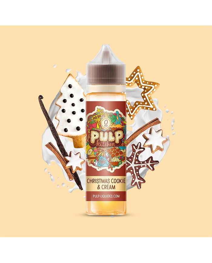 Christmas Cookie & Cream 50ml Pulp Kitchen chez Vapo'Chill Nicotine 0mg