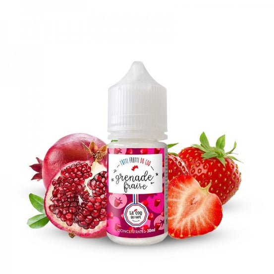 🍓Concentré Grenade Fraise 30ml Le Coq qui Vape
