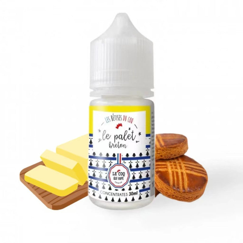🧈 Concentré Palet Breton 30ml Le Coq qui Vape