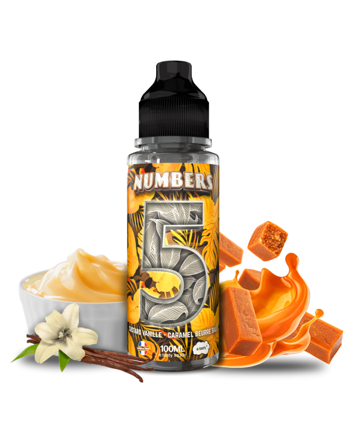 Numbers Cinq 100ml E.Tasty chez Vapo'Chill Nicotine 0mg