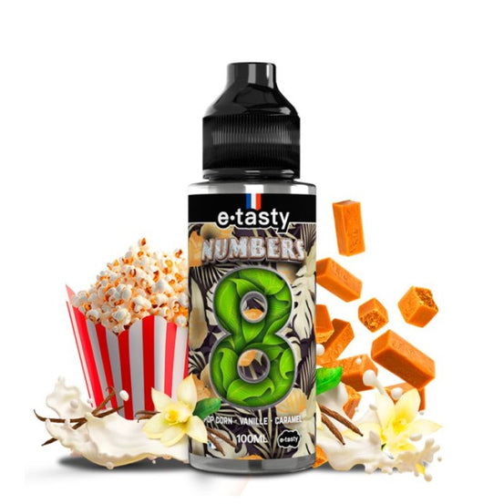 NUMBERS HUIT 100ML E.TASTY chez Vapo'Chill Nicotine 0mg