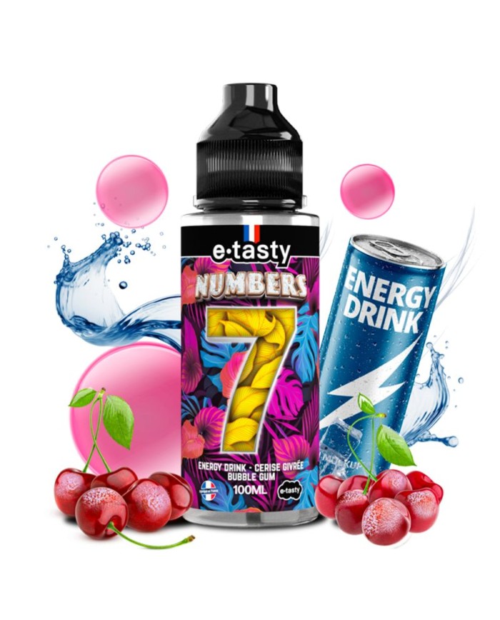 NUMBERS SEPT 100ML E.TASTY chez Vapo'Chill Nicotine 0mg