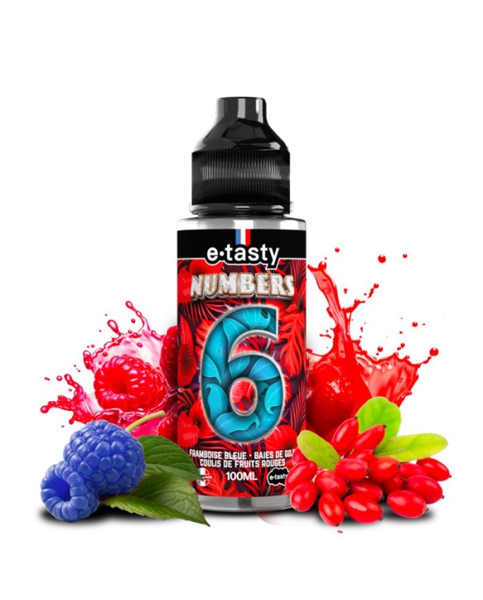 NUMBERS SIX 100ML E.TASTY chez Vapo'Chill Nicotine 0mg