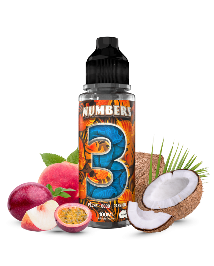 Numbers Trois 100ml E.Tasty chez Vapo'Chill Nicotine 0mg