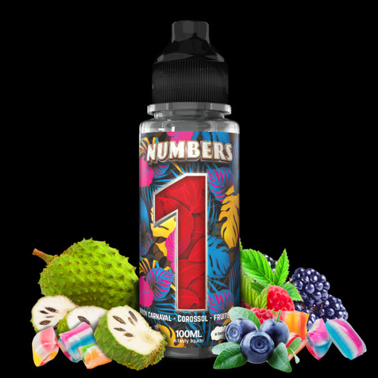 Numbers Un 100ml E.Tasty chez Vapo'Chill Nicotine 0mg