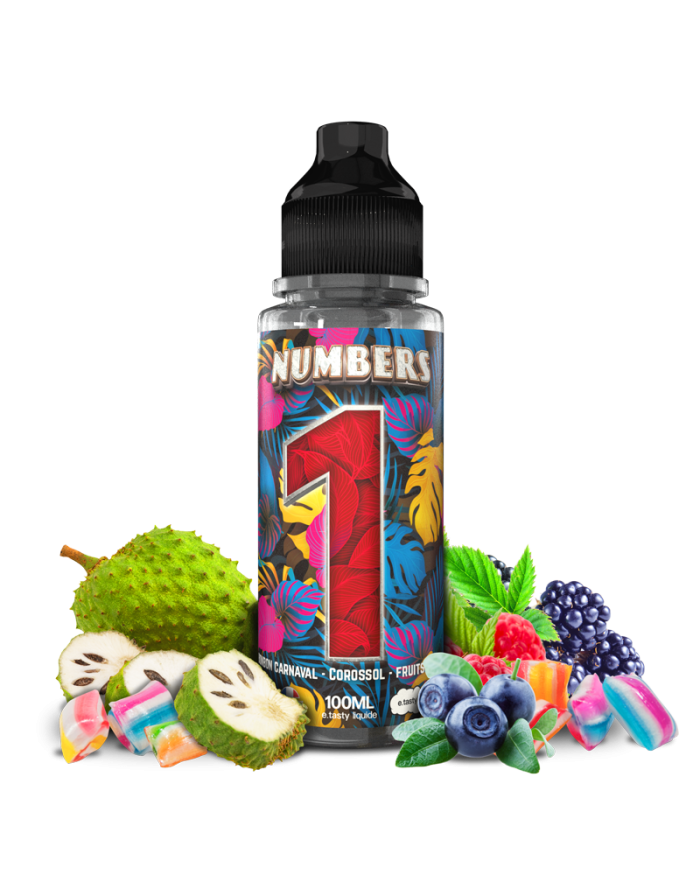 Numbers Un 100ml E.Tasty chez Vapo'Chill Nicotine 0mg
